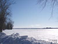 Pont du Lac Champlain / rivi�re Richelieu de la route US 2, Alburg,VT - Rouses Point,NY (Tel que vu depuis Noyan,QC)