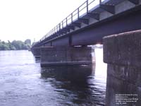 Pont ferroviaire de MMA, Rivi�re Richelieu, St-Jean,QC